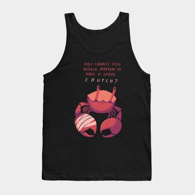 crippled crab crutch Tank Top by Louisros